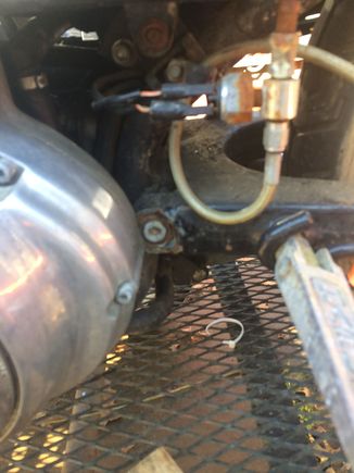 Looks like the swingarm was bent and then straightened