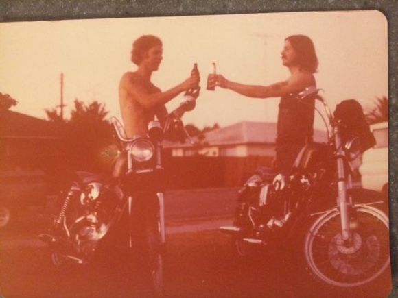 First Harley, 1966 sportster 900 XLCH in 1974