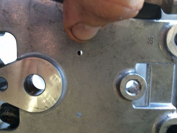 Bigger hole for easier drainage