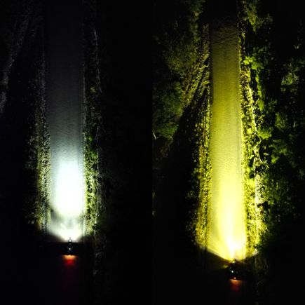 Low beam
Stock on the left LP6 on the right
