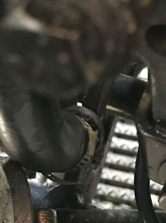 Tough to see but seems to be attached to some section of the frame