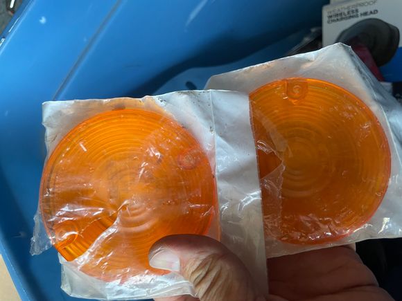 Road King amber lens 