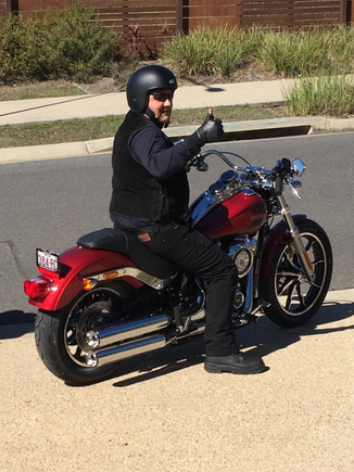 first ride and only 10 klms on my ride