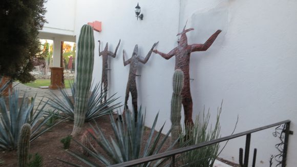 Funky hotel art