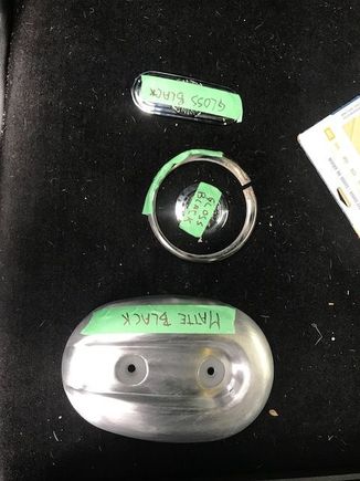 Parts Pulled and  some sanded to bare metal. Prep for powder coating