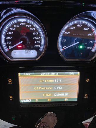 An example. Last line on GT screen.