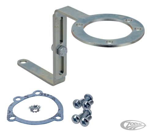 Something similar to this, from centre bolt between cylinders to, maybe, float drain plug? 