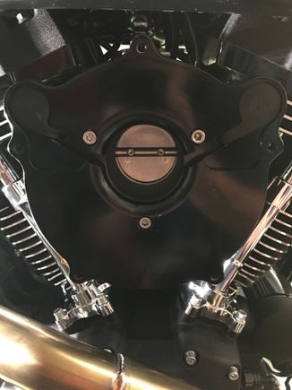 Drilled holes into the backplate