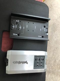 amp and tray