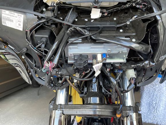 There's a lot of stuff under that fairing