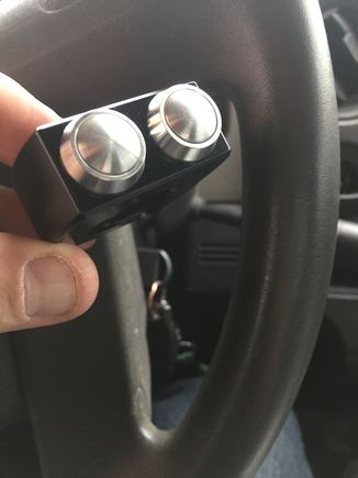 Installeda new three button switch in my process of cleaning up my handlebars and minimize the clutter.
