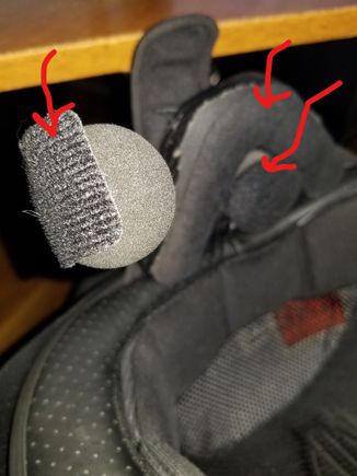 Left-Oversized mic sponge with shield
Right-ear muffs and speaker with spacer