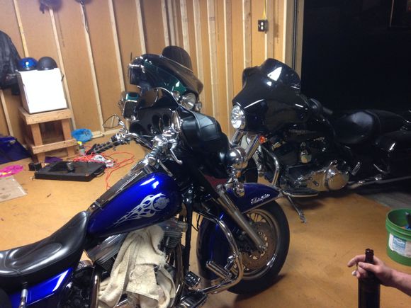 Here are 3 of them having a party in my mini barn.  2 evo and 1 twinkie