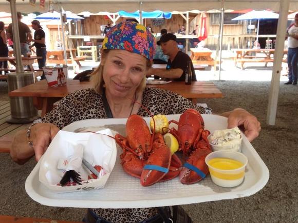 bentley's Lobster dinner