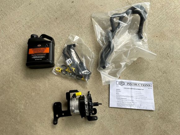 New pump configured to install on 2014-16 bike