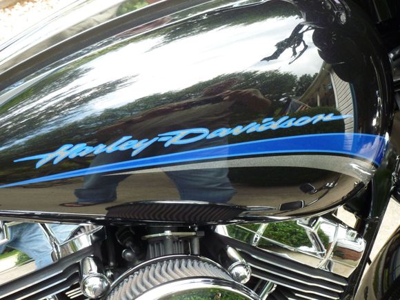 Custom painted Midnight Pearl paint job. Hand painted HD not a decal.