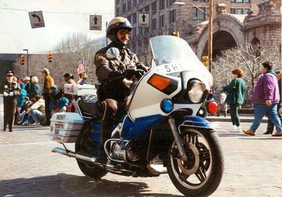 Me on my sheriff bike...about mid '90's
