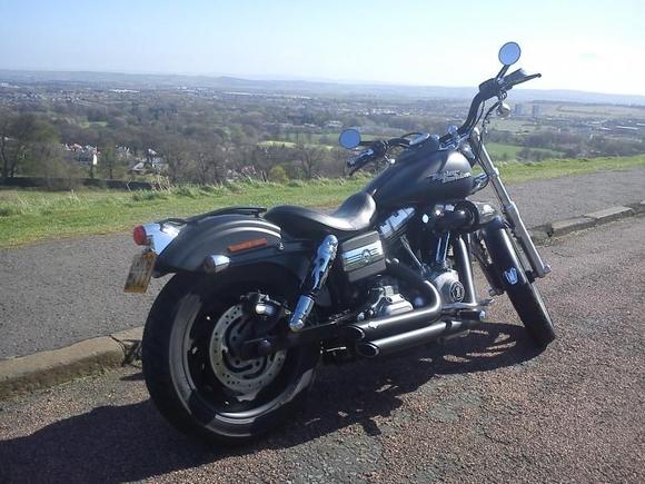 With my new Progressive flame suspension