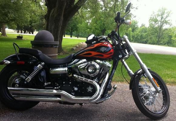 Bike at a camp ground in Grafton Il. along the River Road.