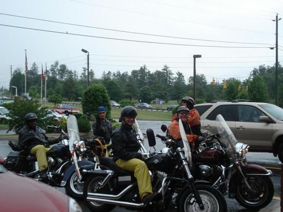 Ready to start our venture home.