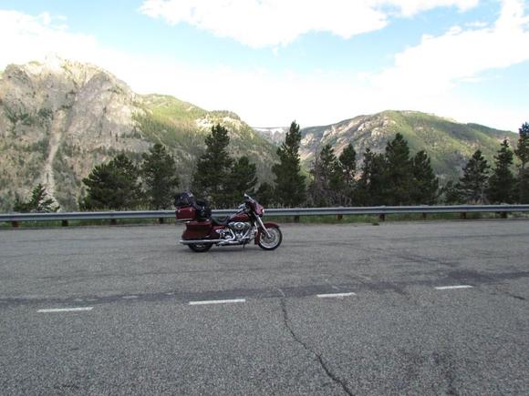 This was heading over the Bear Tooth Pass....between Montana and Wyoming.....