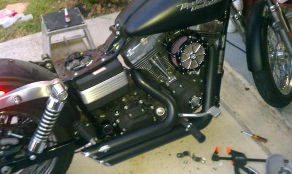 putting my touches to street bob