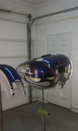 before installing new paint job