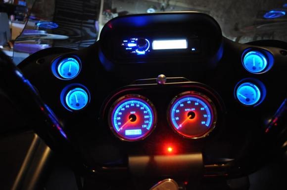 blue gauges