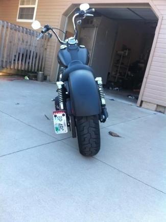 Removed the turn signals.