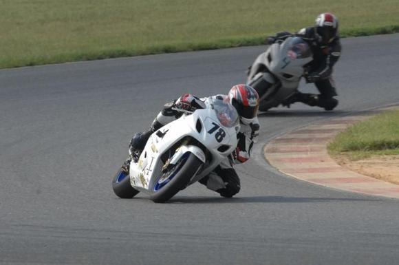 me and my boy sean in the carousel at thunderbolt raceway.