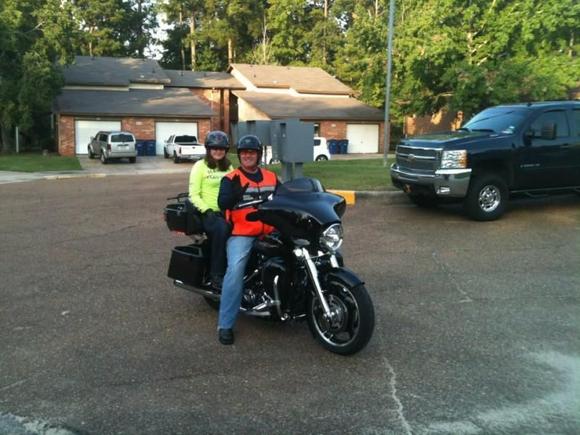 Riding with my baby girl