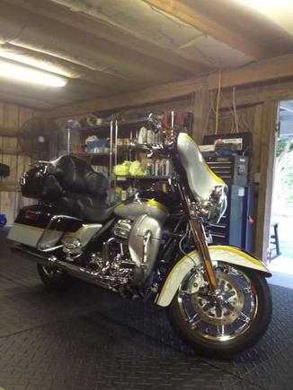 CVO correct bike in shop
