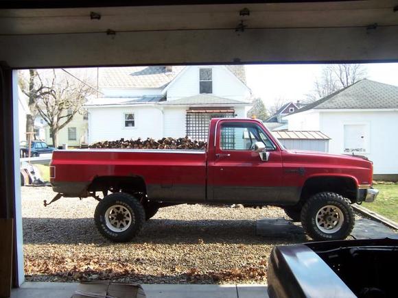truck to work