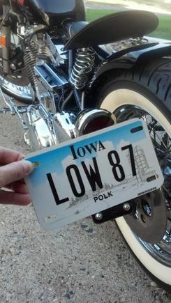 New plate