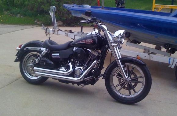 2013 - stock Low Rider wheels back on... bout time