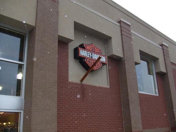 Tornado damage, Macon Georgia Harley
