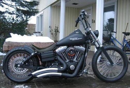Future mods 2009...black fork legs and black rims.. (photoshopped)