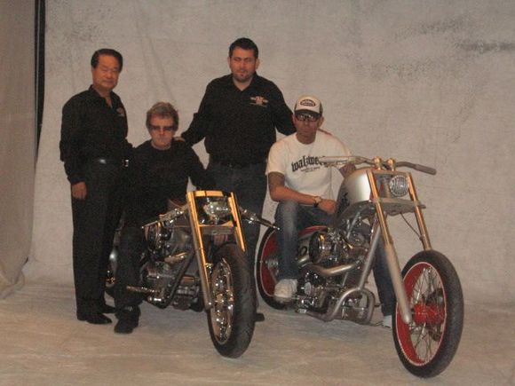 Hard core choppers bike builders