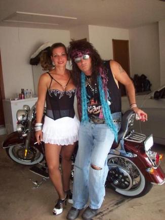 Kim and me - 80's Party