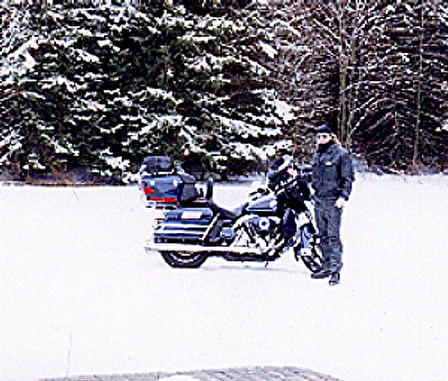 Leaving For Daytona Bike Week 2001. It was a cold ride both ways!