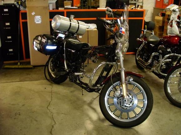 This, friends and neighbors, is the cleanest this bike will EVER be.