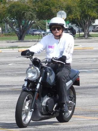 Moi at Riders Edge Class...having sooooooooo much fun....