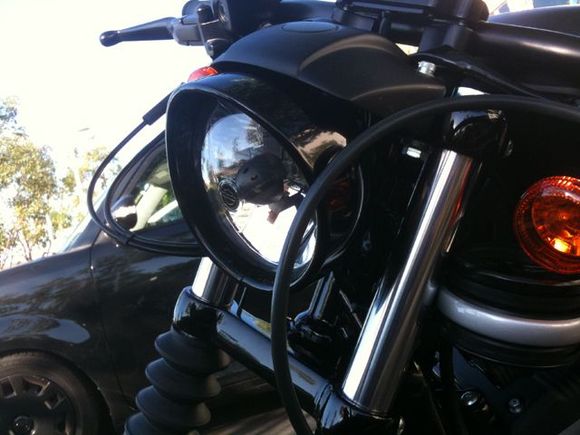 headlight visor ring