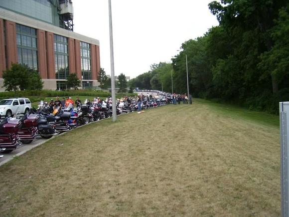 Some parking at Miller park.
