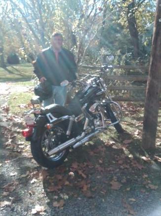 Greg riding in Va countryside