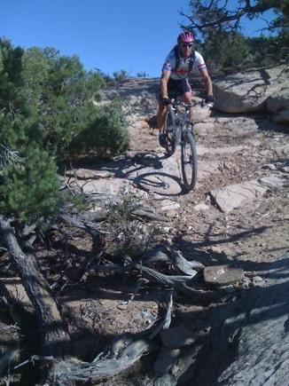 Biking Gooseberry Mesa