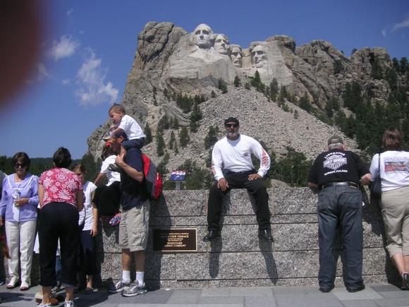 Mt Rushmore during sturgis rally 2007