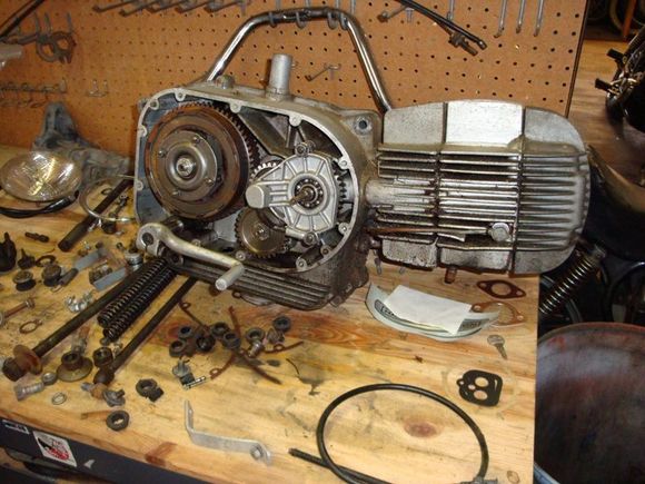 I'll be inspecting the engine inside and out for any damage or parts in need of replacement.