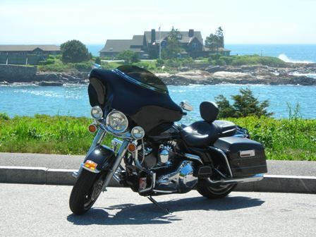 My Ride and the Kennebunkport Bush Compound -- 2007