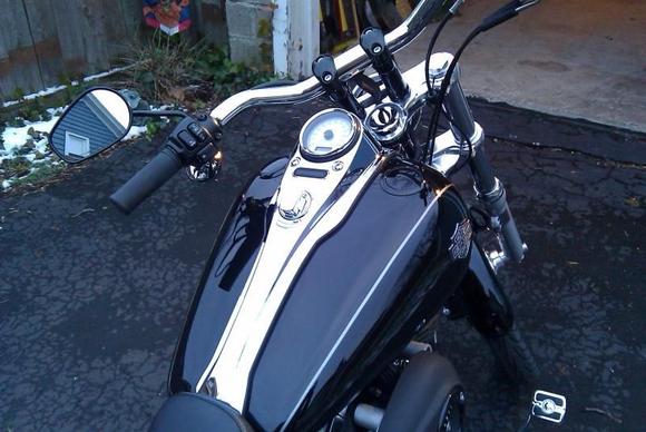 new flush mounts fuel gauge and cap
